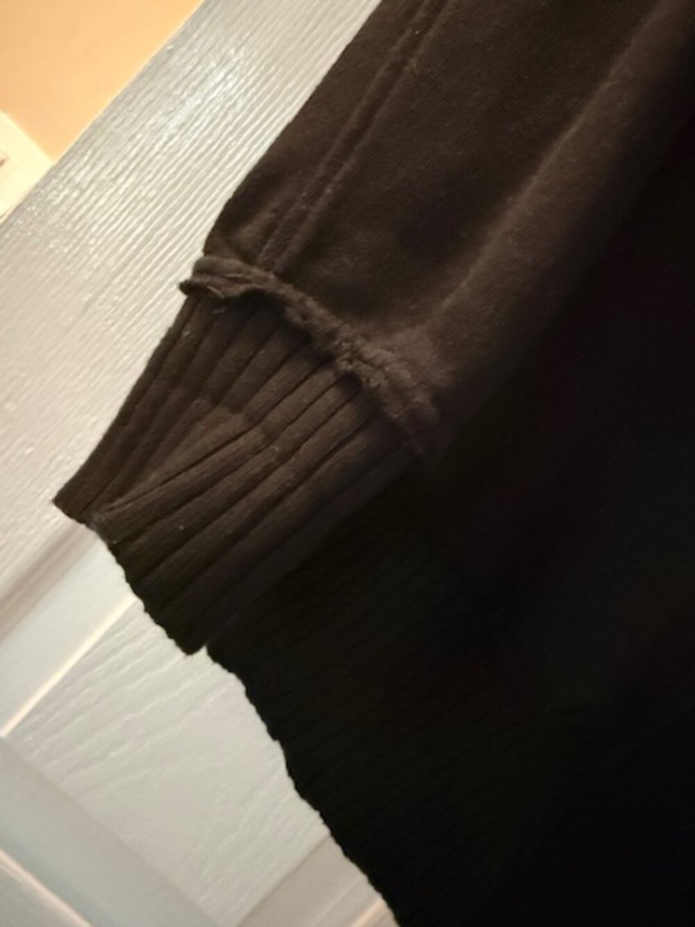 AERIE Fleece Cardigan - Black - XS - EUC - Picture 5 of 5